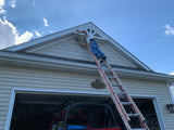 Center Drop PVC Craftsman Gable Decoration - GPF