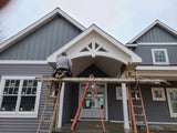 Gable Pediment Installed