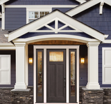 Center Drop PVC Craftsman Gable Decoration - GPF