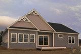 Modern PVC Craftsman Gable Decoration - GDJ