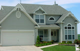 Photo ofFlagship Mini PVC Gingerbread Gable Decoration on Single Family Home