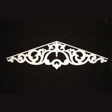 Image of Enhanced PVC Victorian Gable Decoration on Plain Background