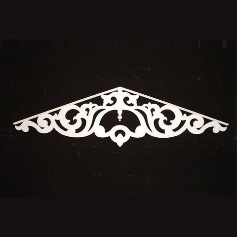 Image of Enhanced PVC Victorian Gable Decoration on Plain Background