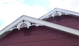 Photo of Nautical Two PVC Victorian Gable Trim Installed on Single Family House