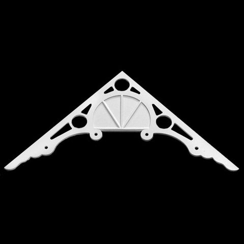 Image of Nautical Two PVC Victorian Gable Trim on Plain Background