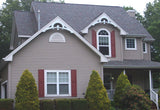 Photo of Simple PVC Victorian Gable Decoration on Home in New Jersey