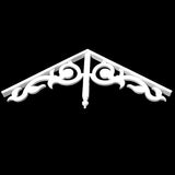 Image of Standard PVC Victorian Gable Trim on Plain Background