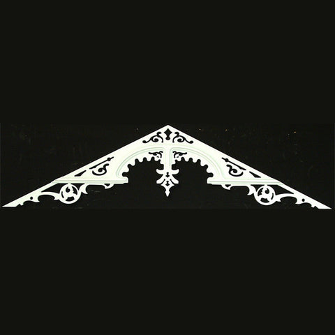 Image of Flagship Mini PVC Gingerbread Gable Decoration on Plain Background