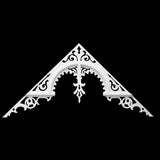 Image of Flagship PVC Gingerbread Gable Decoration on Plain Background