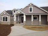 Arched PVC Craftsman Gable Trim - GD665