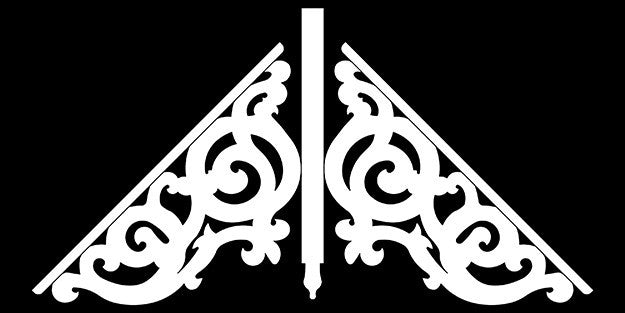 Adjustable Gable Pediment Kit | PVC Millwork – PVCMillwork.com