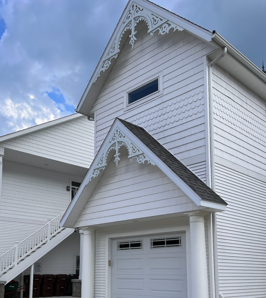 Flagship Mini PVC Gingerbread Gable Decoration - GDN – PVCMillwork.com