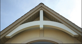 Arched Beam Craftsman Gable Decoration - GD645