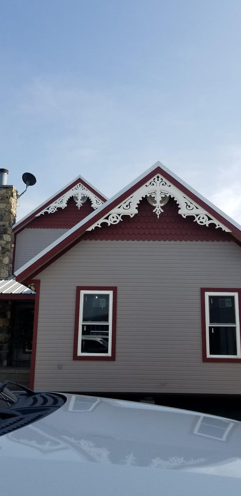 Flagship PVC Gingerbread Gable Decoration - GDNLARGE – PVCMillwork.com