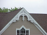 Photo of Flagship PVC Gingerbread Gable Decoration on Single Family Home