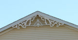 Photo of Ornate PVC Gingerbread Gable Decoration Installed on  Single Family Home