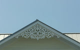 Photo of Deluxe PVC Gingerbread Gable Decoration on Single Family Home
